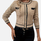 Montrose Chique | Women’s Slim-Fit Striped Cardigan