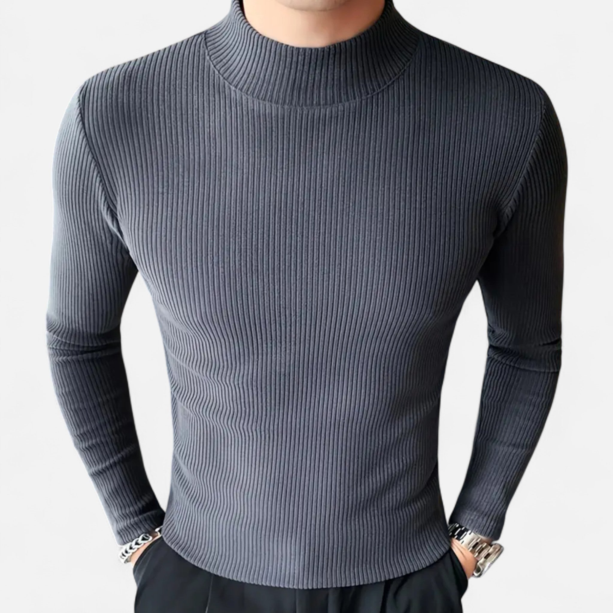 Montrose Chique | Men’s Ribbed Turtleneck Sweater