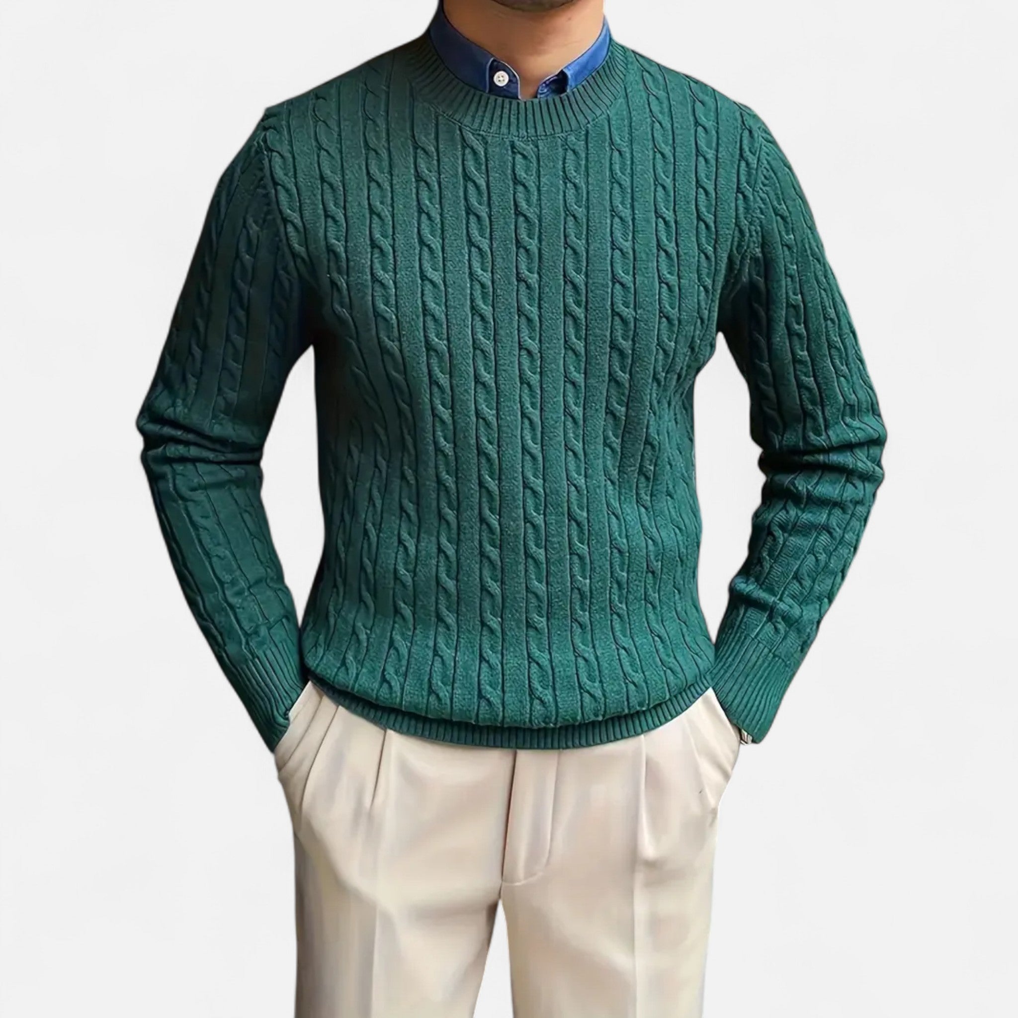 Montrose Chique | Men’s Classic Red Knit Sweater