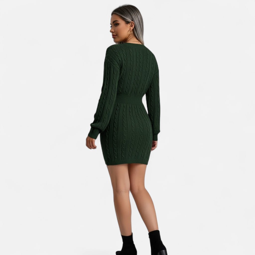 Montrose Chique | Women’s Cable Knit Sweater Dress