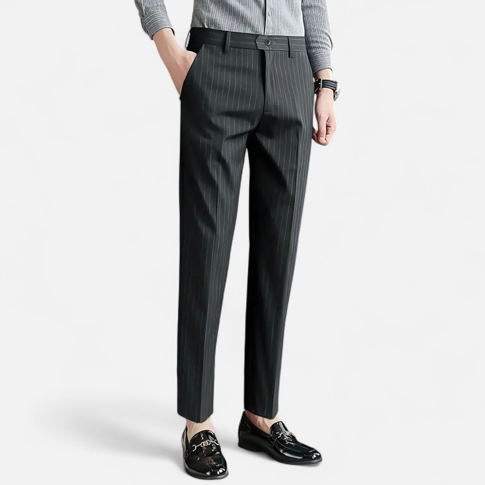 Montrose Chique | Men’s Striped Slim Fit Pants