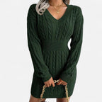 Montrose Chique | Women’s Cable Knit Sweater Dress