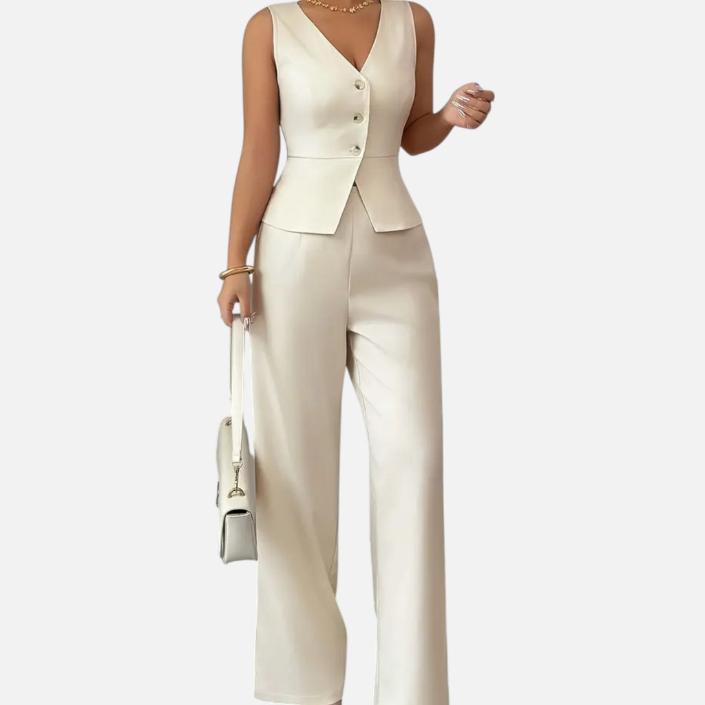 Montrose Chique | Women’s Sleeveless Blouse & Pants Set