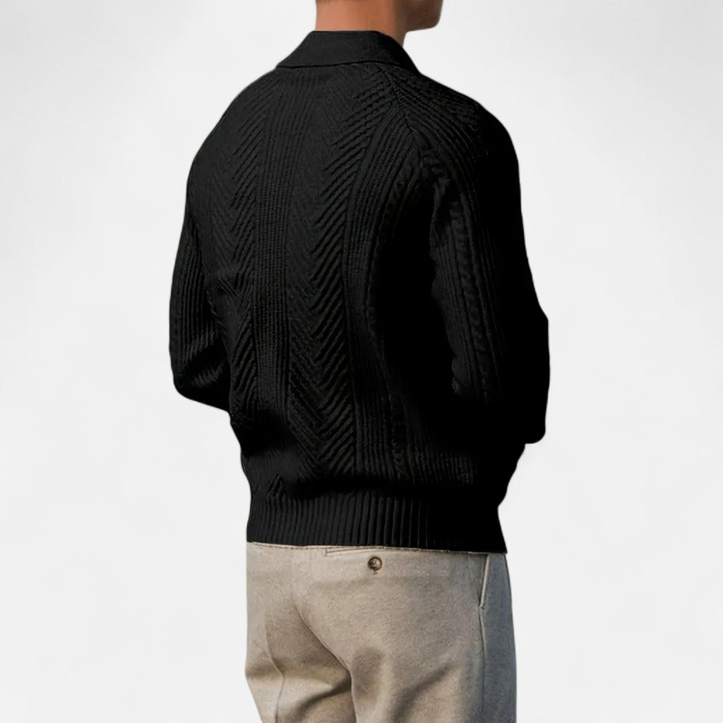 Montrose Chique | Men’s Retro Cable Knit Shirt