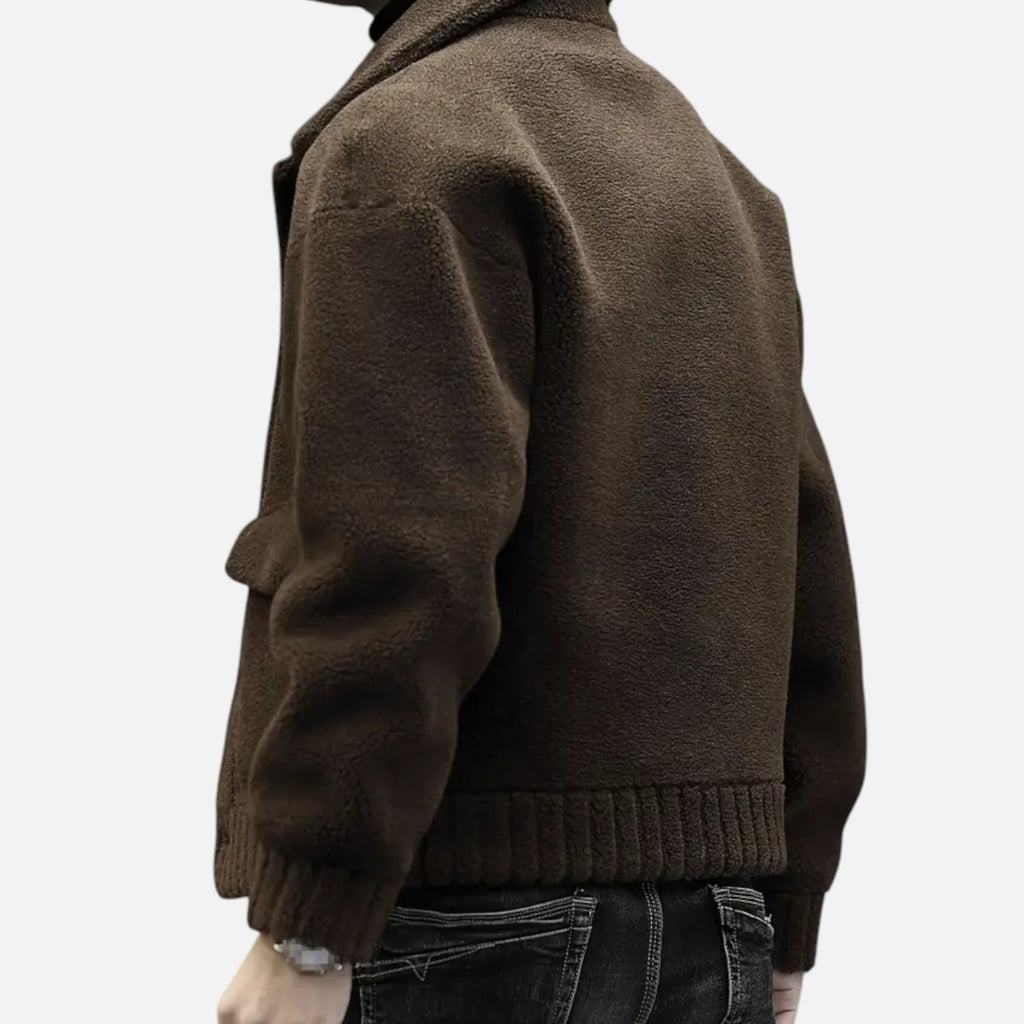 Montrose Chique | Men’s Faux Fur Button Jacket