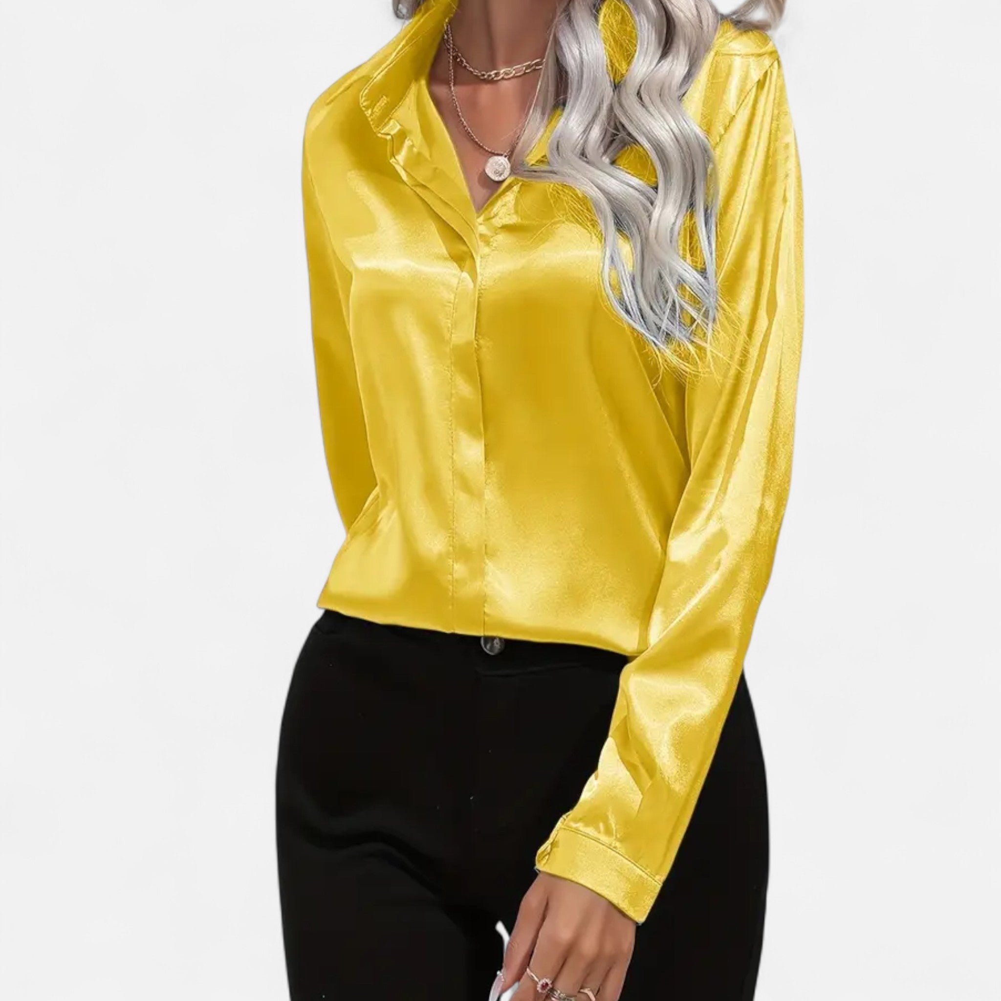 Montrose Chique | Women’s Elegant Satin-Finish Blouse