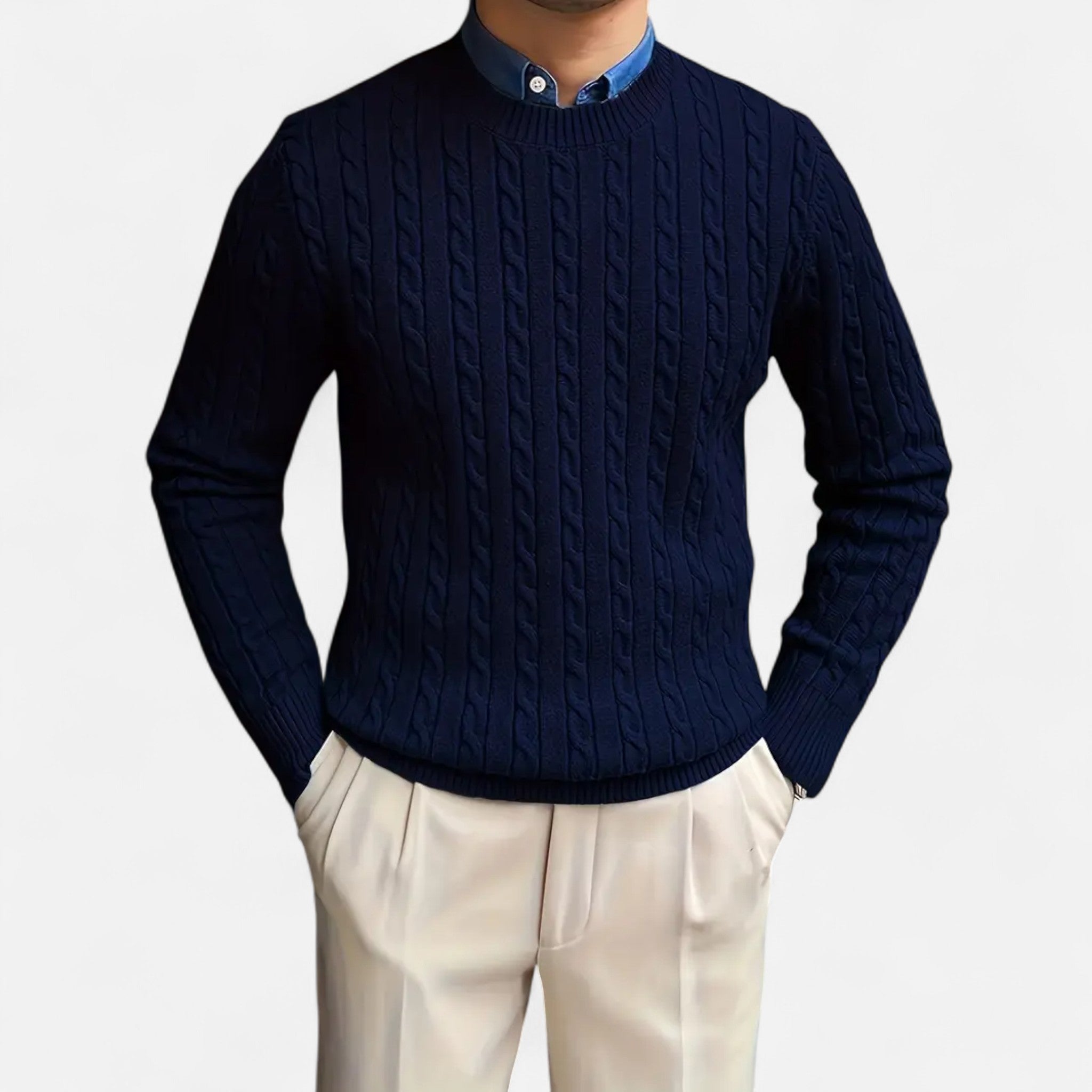 Montrose Chique | Men’s Classic Red Knit Sweater