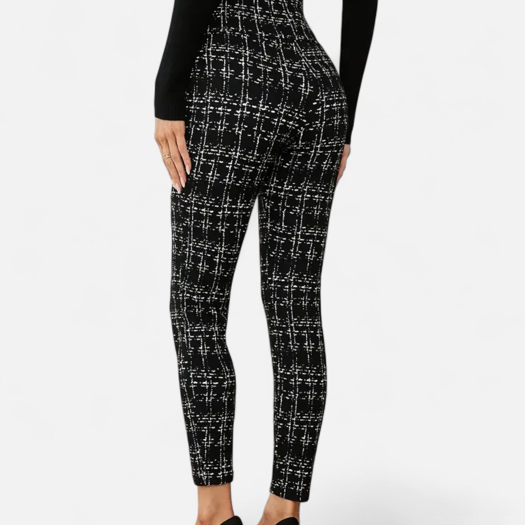 Montrose Chique | Women’s Elegant Plaid Stretch Pants