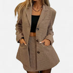 Montrose Chique | Women’s Elegant Two-Piece Plaid Ensemble