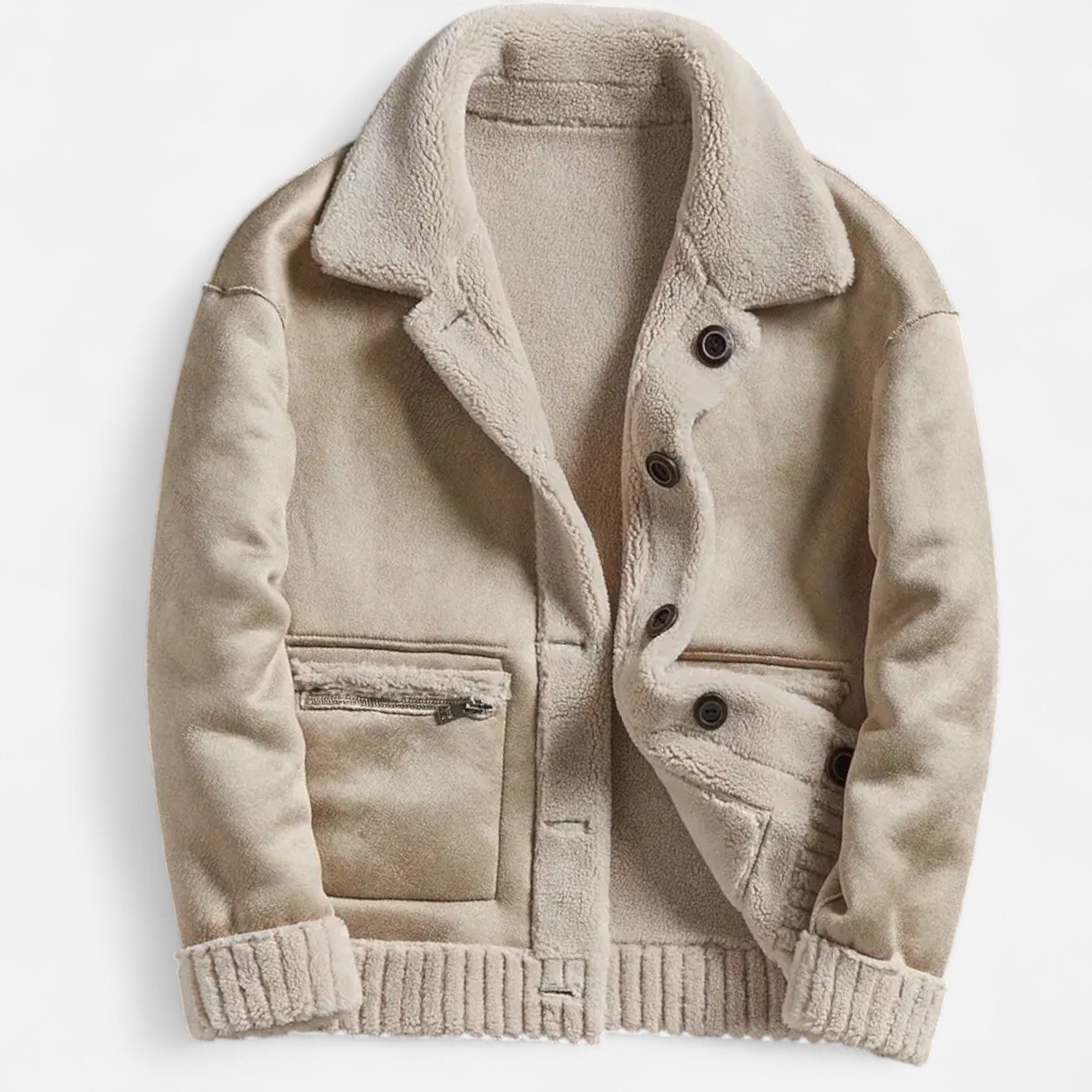 Montrose Chique | Men’s Faux Fur Button Jacket