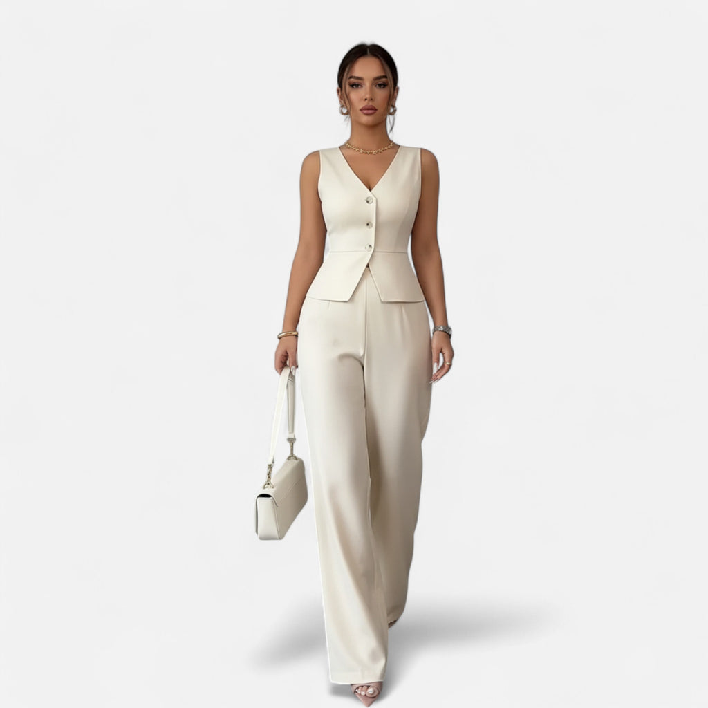 Montrose Chique | Women’s Sleeveless Blouse & Pants Set