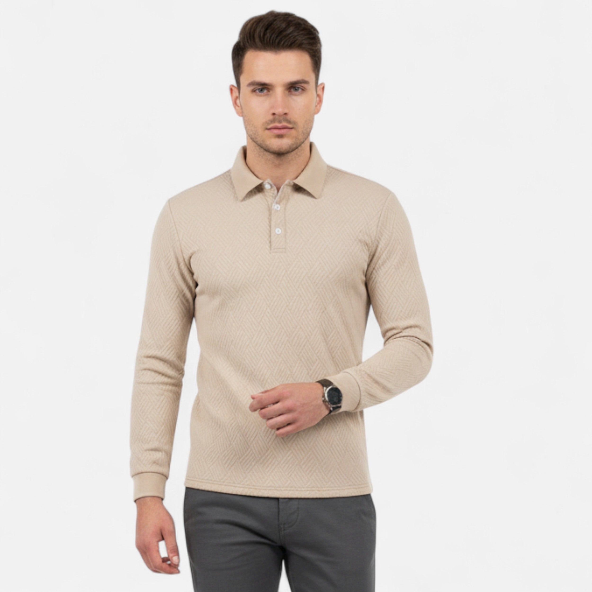 Montrose Chique | Men's Long Sleeve Polo Sweater
