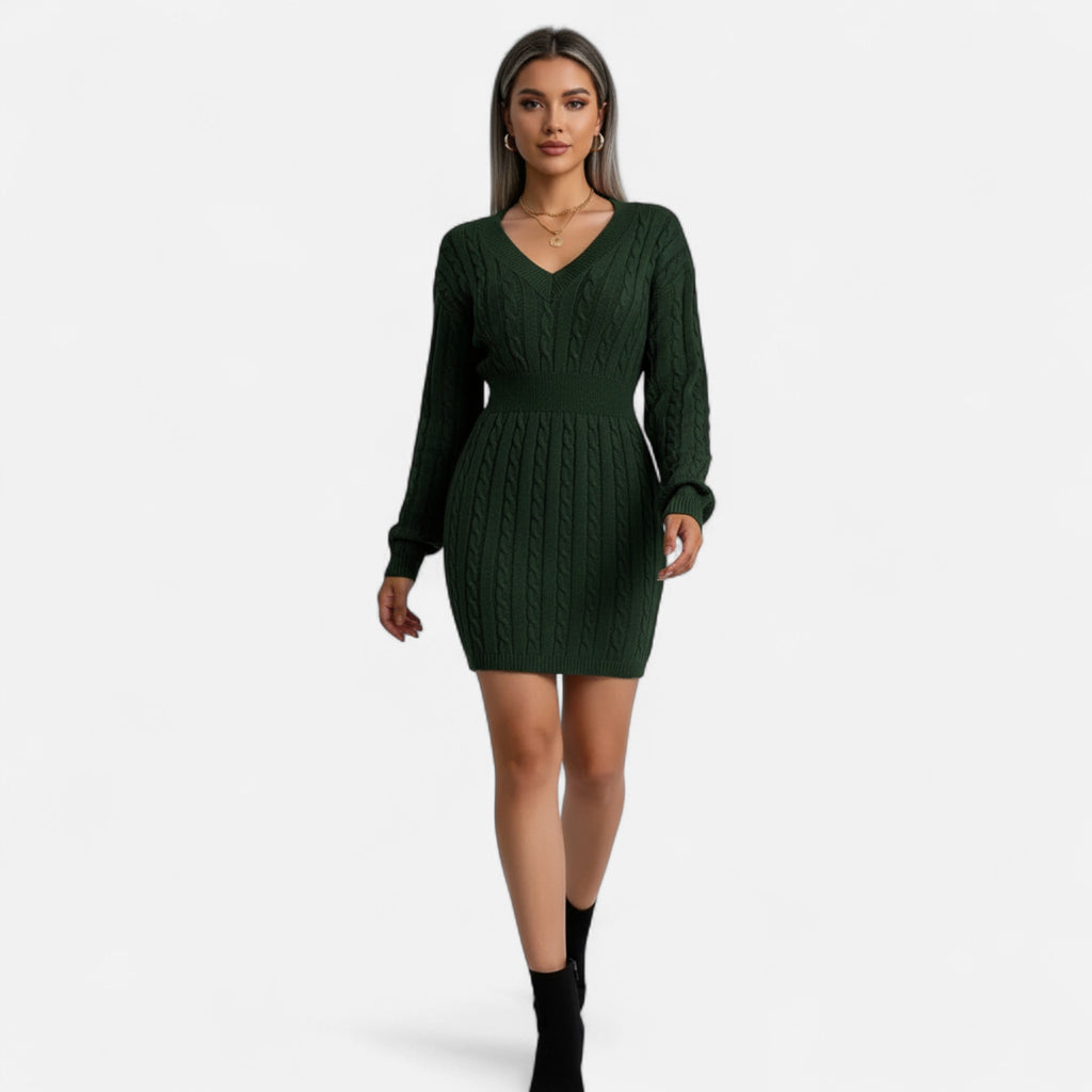 Montrose Chique | Women’s Cable Knit Sweater Dress