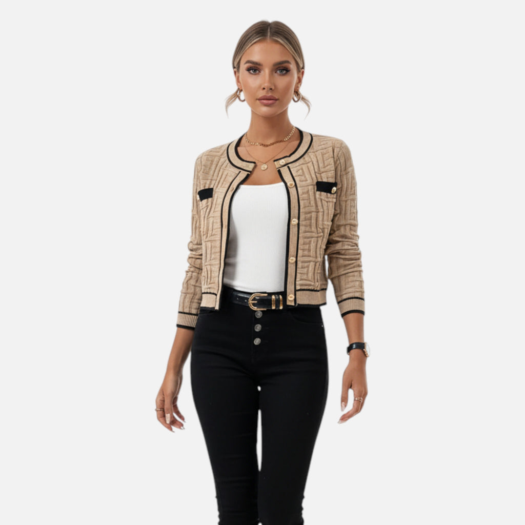 Montrose Chique | Women’s Slim-Fit Striped Cardigan