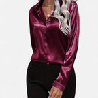 Montrose Chique | Women’s Elegant Satin-Finish Blouse