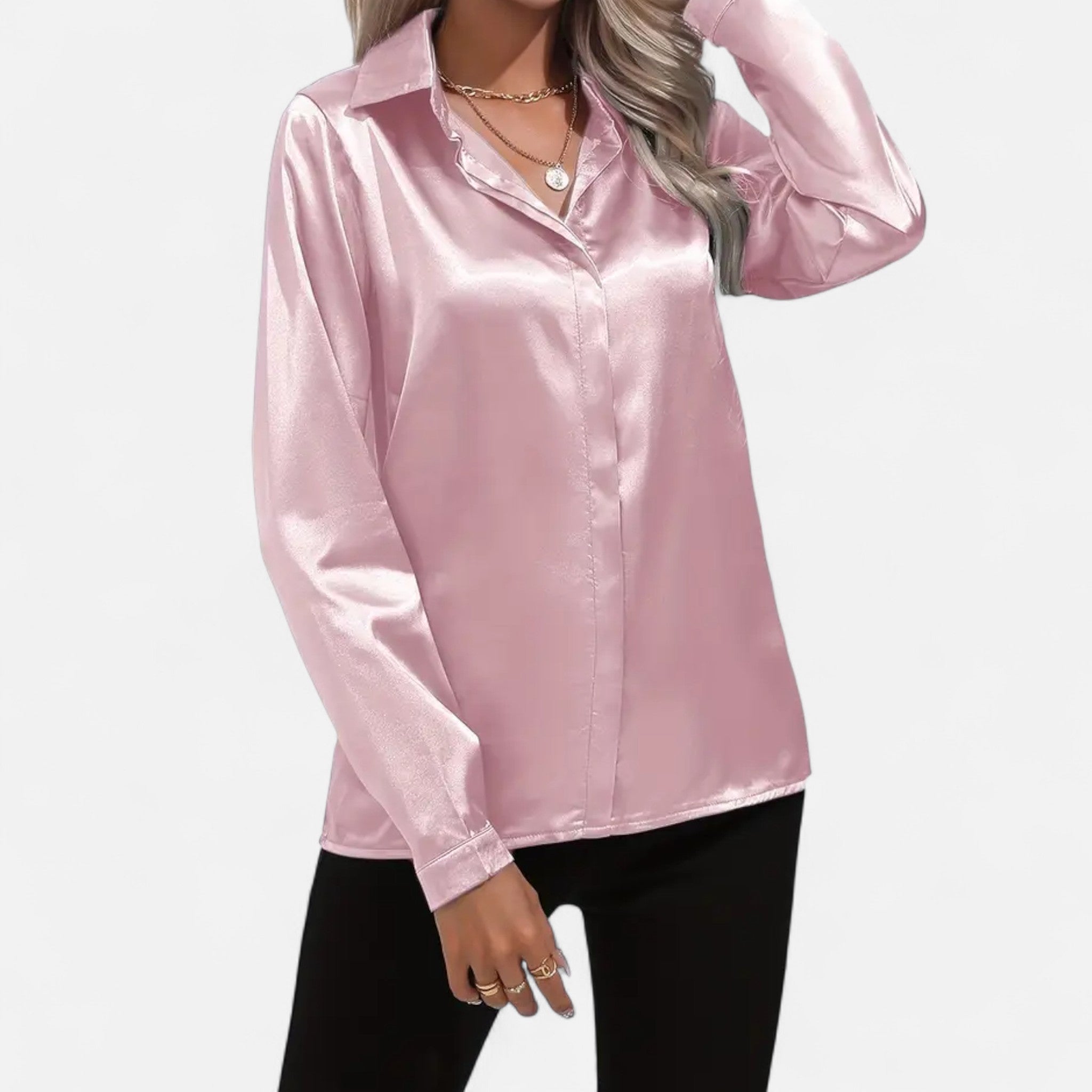 Montrose Chique | Women’s Elegant Satin-Finish Blouse