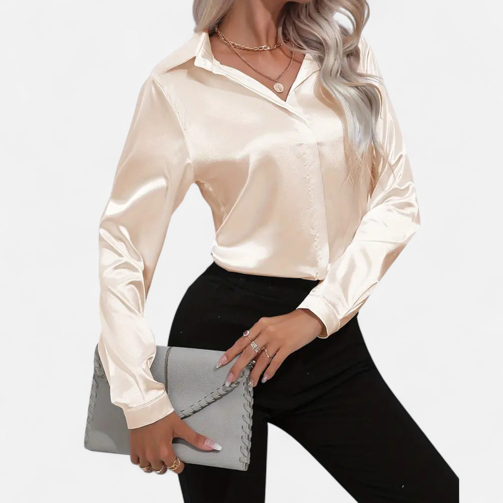 Montrose Chique | Women’s Elegant Satin-Finish Blouse