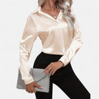 Montrose Chique | Women’s Elegant Satin-Finish Blouse