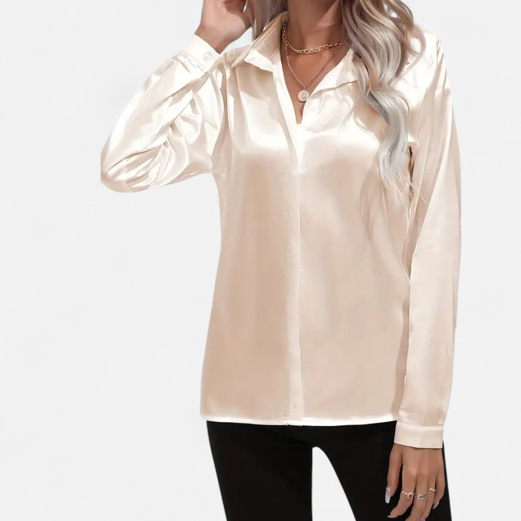 Montrose Chique | Women’s Elegant Satin-Finish Blouse