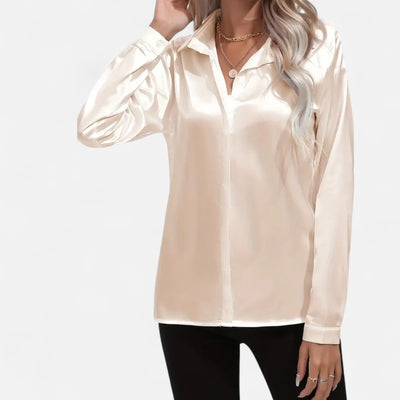 Montrose Chique | Women’s Elegant Satin-Finish Blouse