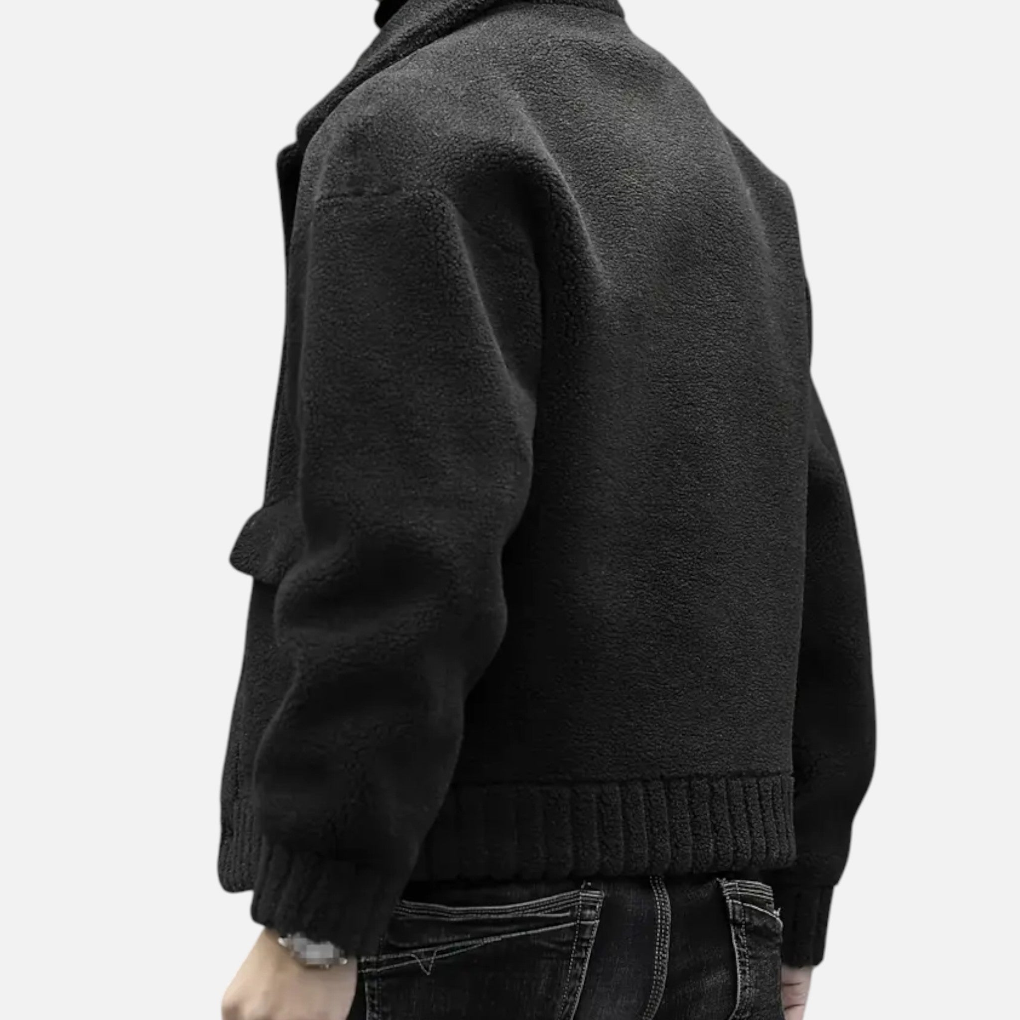 Montrose Chique | Men’s Faux Fur Button Jacket