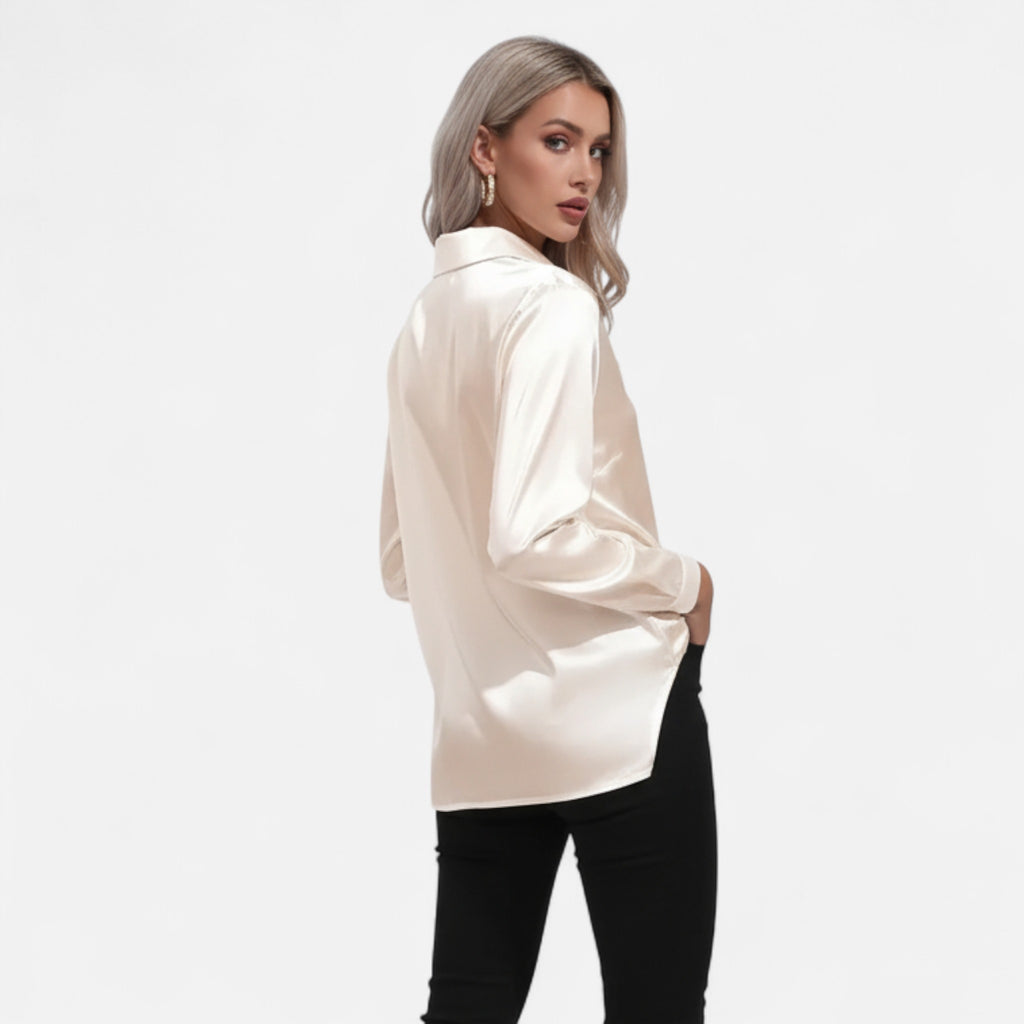 Montrose Chique | Women’s Elegant Satin-Finish Blouse