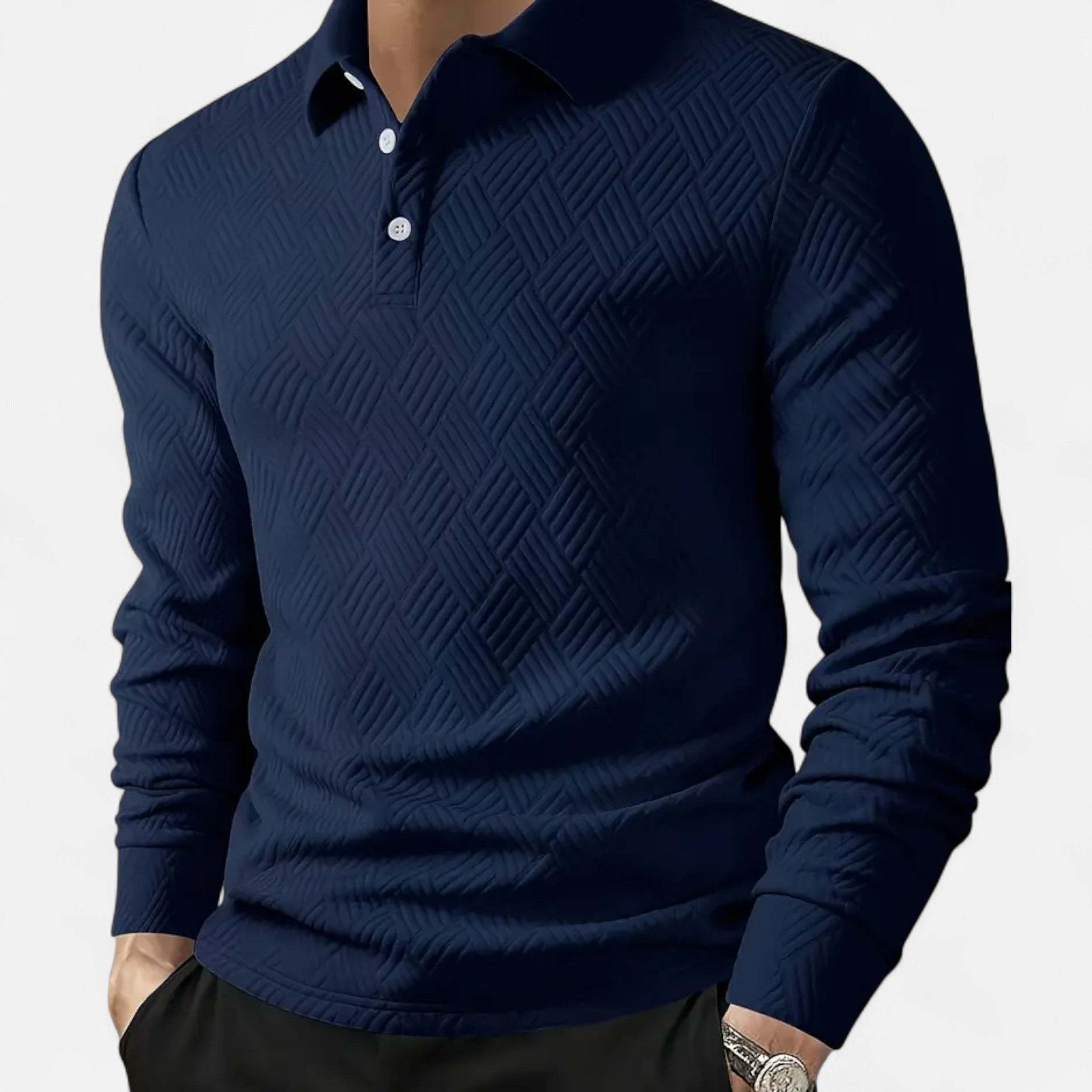Montrose Chique | Men's Long Sleeve Polo Sweater