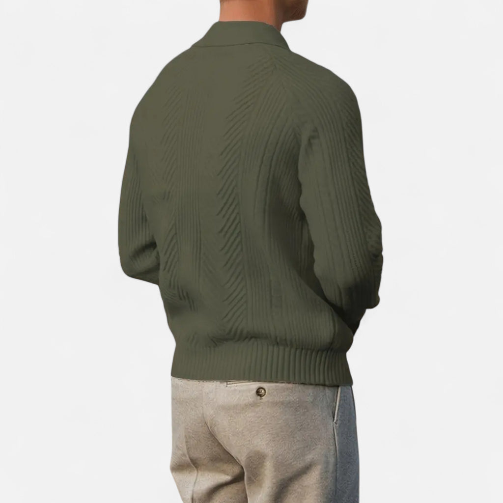 Montrose Chique | Men’s Retro Cable Knit Shirt