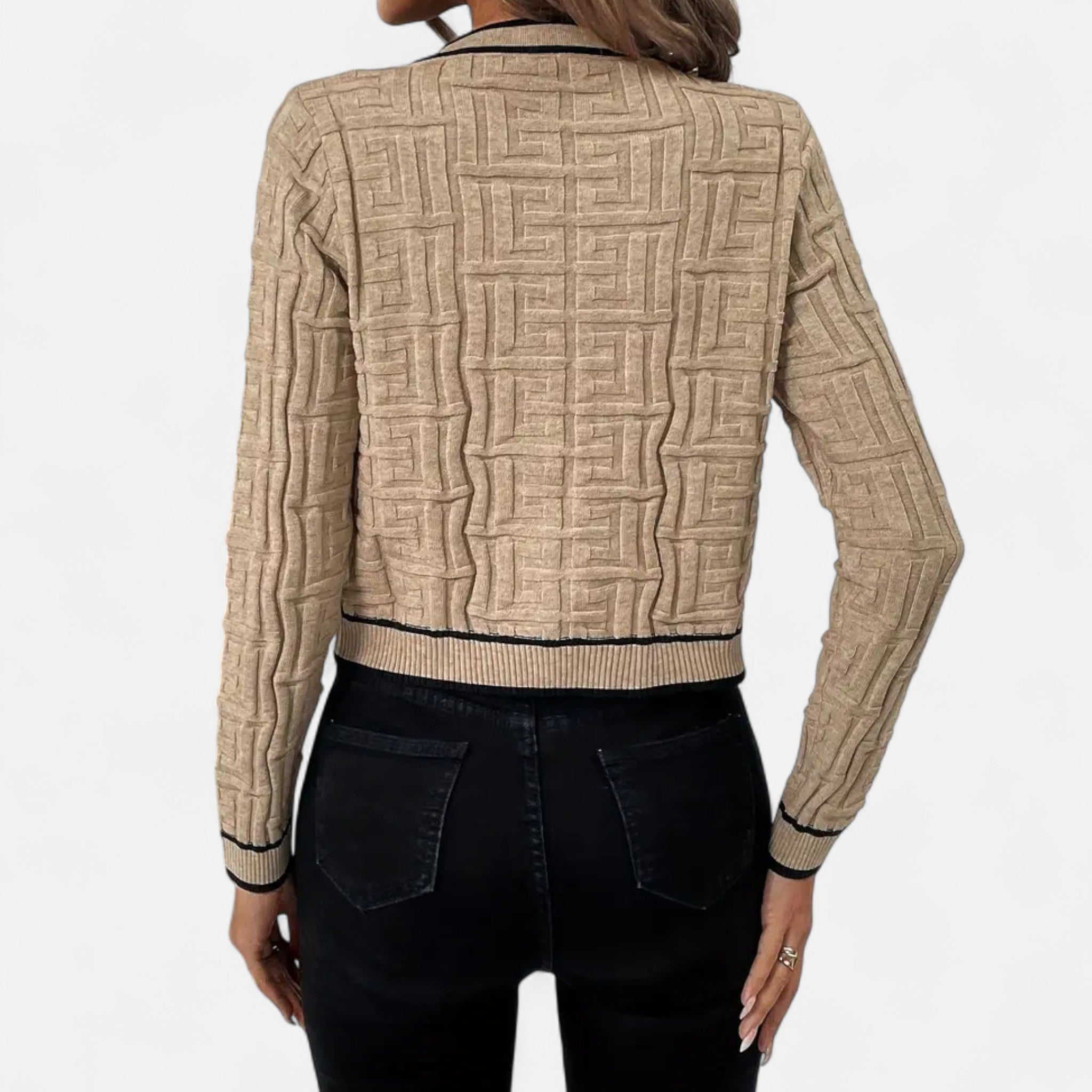 Montrose Chique | Women’s Slim-Fit Striped Cardigan