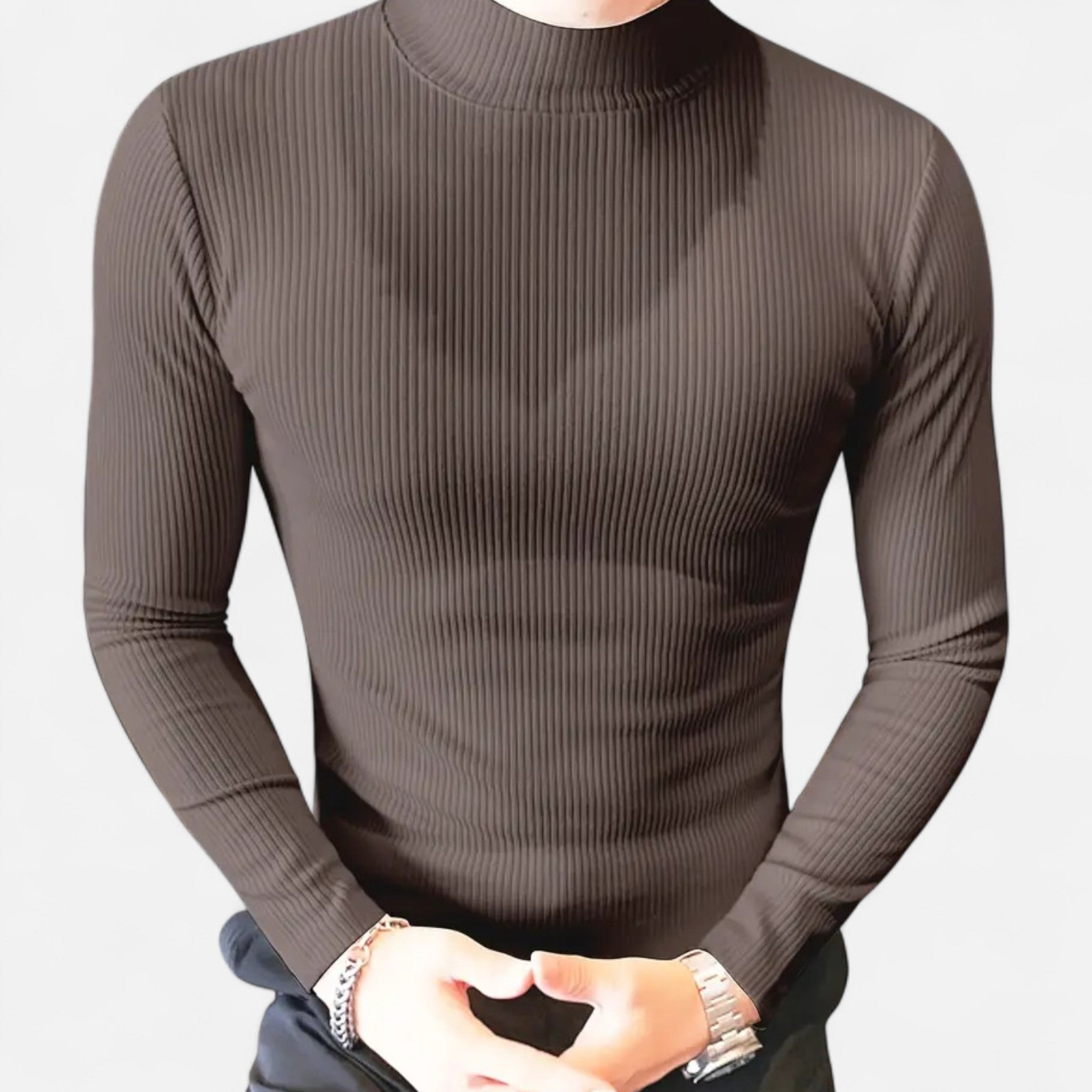 Montrose Chique | Men’s Ribbed Turtleneck Sweater