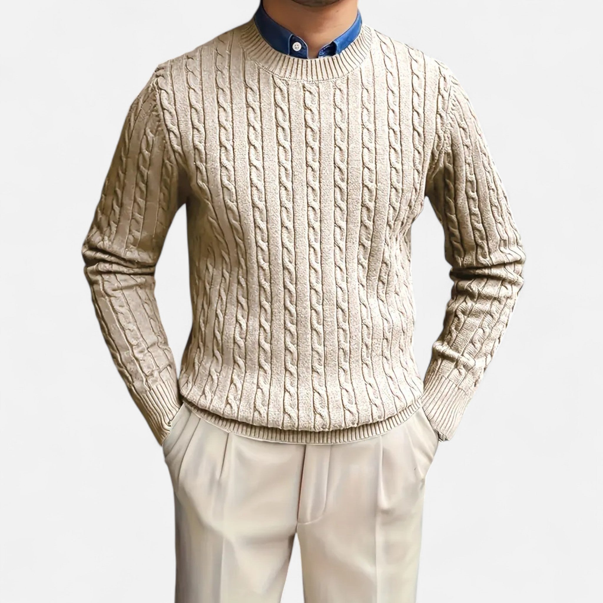 Montrose Chique | Men’s Classic Red Knit Sweater